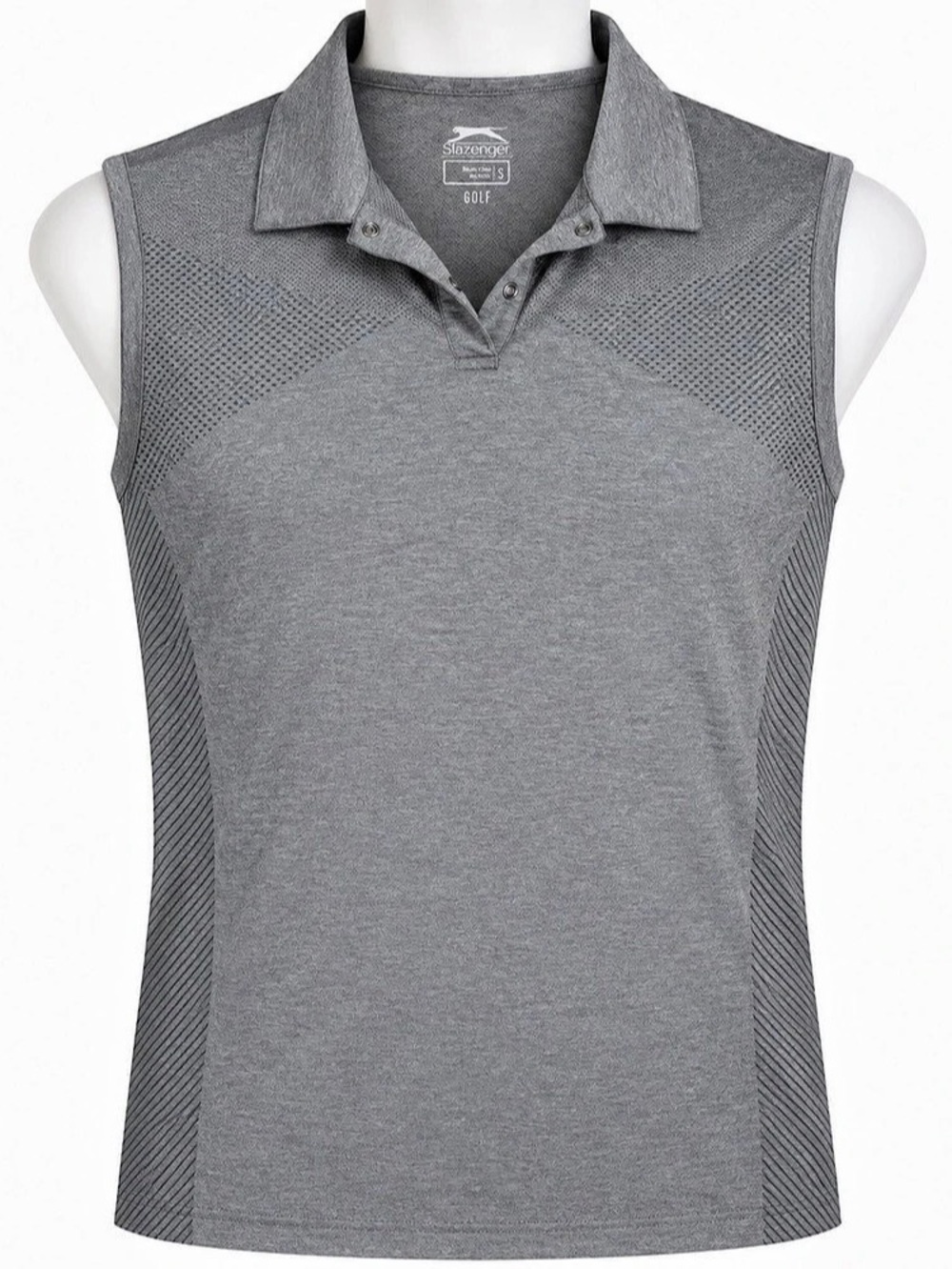 Slazenger Women Small Golf Polo Gray Small Like New